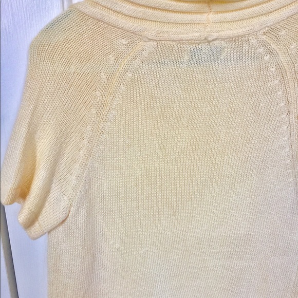 Pale Yellow Cardigan - Picture 3 of 4